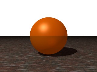 sphère orange